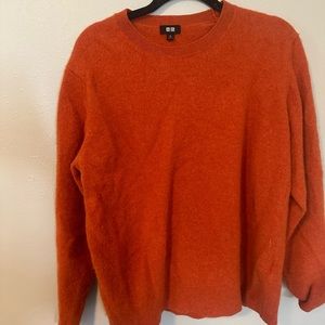 Size Large Orange Cashmere Sweater